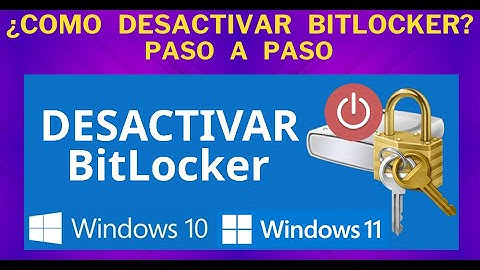 BITLOCKER Parte #3 - Como Desactivar Protección BitLocker - Paso a Paso | SOPTECO
