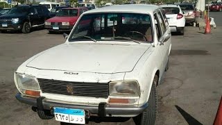 للبيع بيجو 504 peugeot استيشن 7 راكب فابريكا بالكامل موديل 1974 للتواصل 01023366506 ????