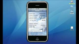 Solar Panel PV Calculator Demo for iPhone 3G / Blackberry screenshot 5