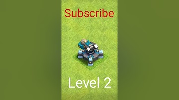 Scattershot Level 1 to Max Level | Scattershot All Levels | Clash of Clans | #shorts #cocshorts