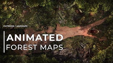 Forest Path | Animated Battle Maps Preview