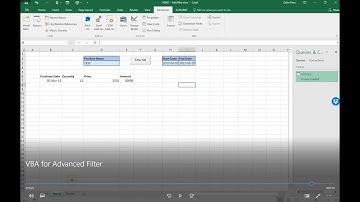Advanced Filter with VBA