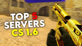 TOP 5 CS 1.6 BEST SERVERS DIN LUME! 2023