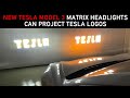 New Tesla Model 3 Matrix LED Headlights