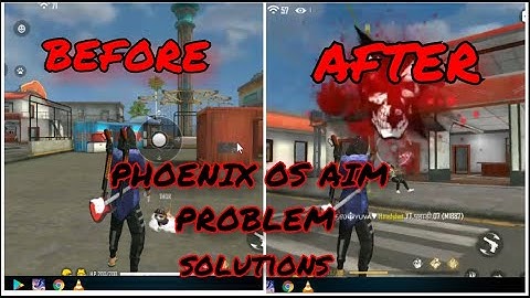 PHOENIX OS AIM LOCK PROBLEM || FREE FIRE