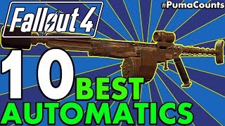 Top 10 Best Automatic/Commando Guns and Weapons in Fallout 4 (Redux, DLC, Survival) #PumaCounts