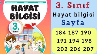 3. sınıf hayat bilgisi ders kitabı sayfa 184 187 190 191 194 198 202 206 207 cevapları / 3 sınıf .
