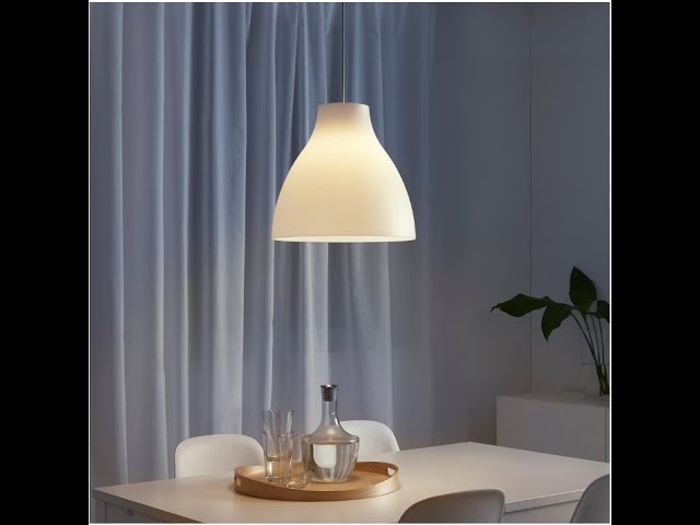 IKEA Melodi Pendant lamp, White Bright Light(Hanging Light) - YouTube