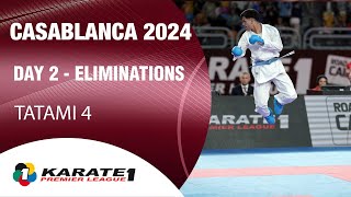 Karate1 CASABLANCA | Day 2 – ELIMINATIONS - Tatami 4 | WORLD KARATE FEDERATION