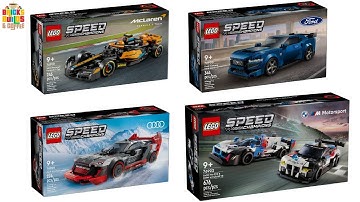 Lego Speed Champions all March 2024 Sets Compilation/Collection Speed Build