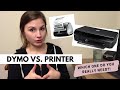 DYMO VS. PRINTER | Comparing Cost and Time for Ebay Mercari Shipping Labels for Online Business