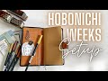 Health  fitness journal  hobonichi weeks setup  flip  martinmade co
