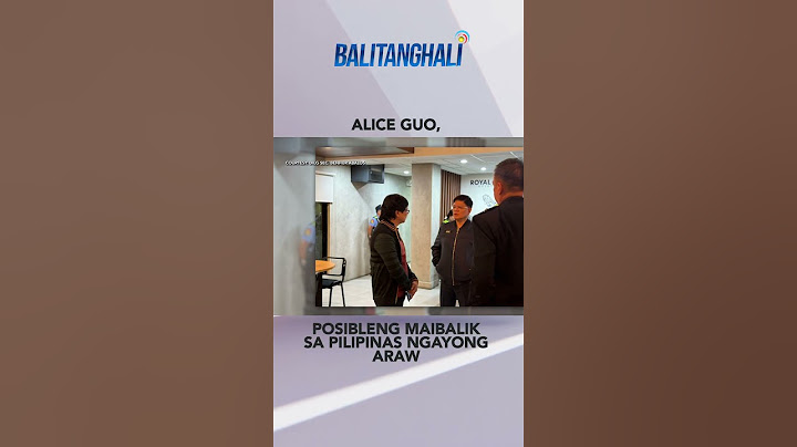 PAOCC: Alice Guo, posibleng maibalik na sa Pilipinas ngayong araw #shorts | Balitanghali
