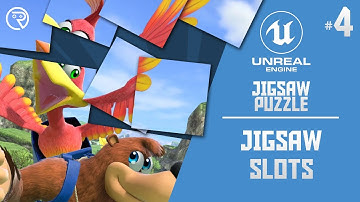 Unreal Engine 4 Tutorial - Jigsaw Puzzle Part 4: Jigsaw Slots
