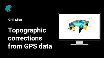 3D GPR Topographic corrections from GPS data | GPR Slice