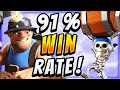 91% WIN RATE! BEST MINER WALL BREAKERS in CLASH ROYALE!