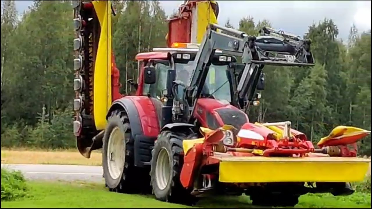 Valtra N 163 Direct & Pöttinger  / 2 .rehun niittoa