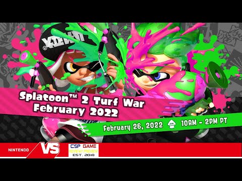 CSP Game Review/ Preview - Splatoon 2 Turf War February 2022 Announcement