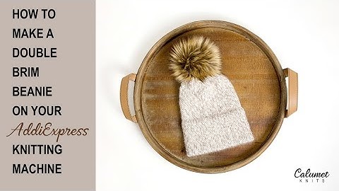 Double Brim Beanie tutorial on AddiExpress