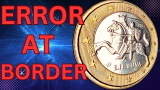 1 euro coin of 2015. Error in the margin. Rare and valuable.سکه 1 یورو سال 2015 زیبا و با ارزش