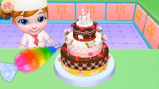 케이크 만들기 요리게임 초코 케이크 요리놀이 funny cake cooking game cake wala game play screenshot 1