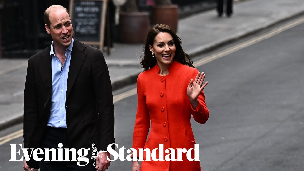 William and Kate take the Tube to the pub as London prepares for coronation