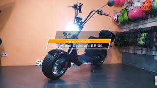 видео: Электроскутер Citycoco Skyboard BR30, 3000 Вт, сможем разогнать до 60 км/ч? картинка: Электроскутер Citycoco Skyboard BR30, 3000 Вт, сможем разогнать до 60 км/ч?