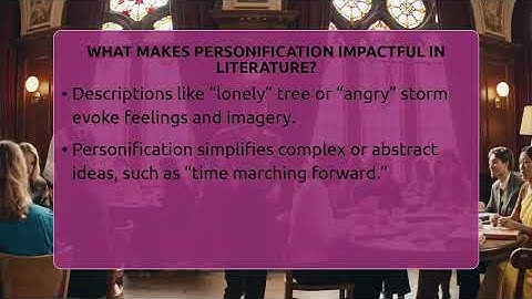 What Makes Personification Impactful In Literature? - The Prose Path