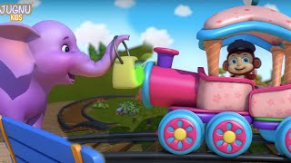 Chu Chu Train Cartoon Video for Kids Fun | Chuk Chuk Rail Gadi | Hindi Rhymes for Children