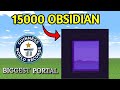 I made the biggest nether portal of Minecraft || Survival series || #viral #viralvideo