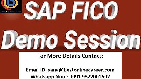 SAP FICO Demo Session