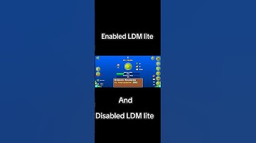 enabled LDM lite VS disabled ldm lite #geometrydash