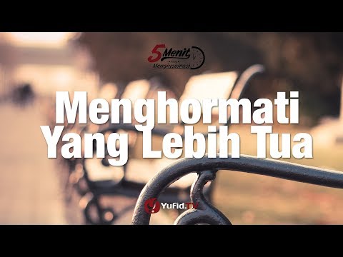 Video: Mengapa Menghormati Orang Yang Lebih Tua