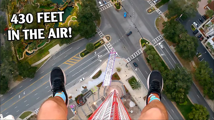 Riding the Worlds Tallest Drop Tower POV Orlando F...