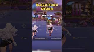 Black Cat's Fastest Kill Combo! #MarvelRivals #Guide #Combo #fyp #BlackCat