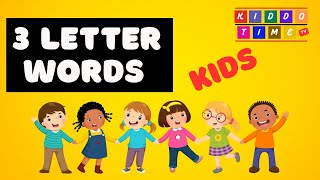 Children 3 Letter Words | Alphabet Phonics | Learn to Write Letters For Kids