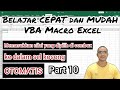 Memasukkan nilai yang dipilih di combobox ke dalam range yang kosong untuk disimpan otomatis part 10