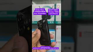 Tinstar T666 Card Phone Dual Sim 2.0 Inch Display Type C With Torch New Intact Box