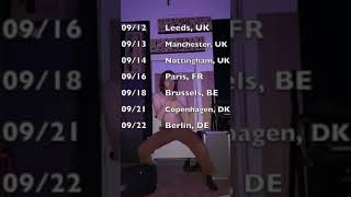 European tour on sale now! Tix in bio #shorts #tour #indie #rave #rockstar