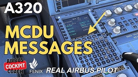 Airbus MCDU Messages Explained | Real Pilot Tutorial in MSFS 2024