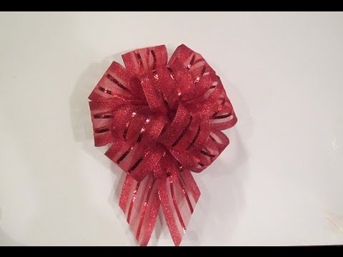 Easiest 1 Minute Gift Bow 