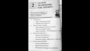 Tybcom sem-5 | Export Marketing Module:2 Manan prakashan notes #tybcom
