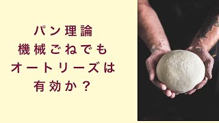 【パン理論講座】オートリーズは機械ごねでも有効か？　フルーツ酵母　自家製天然酵母　パン教室　教室開業　大阪　奈良　東京　福岡　名古屋