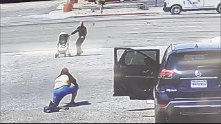 Hero Saves Baby in Stroller From Rolling Towards Traffic screenshot 2