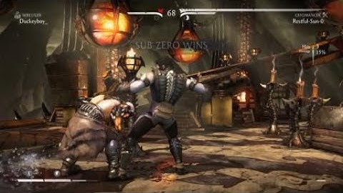 How Insane Cryomancer Sub Zero resets are? -Mortal Kombat X