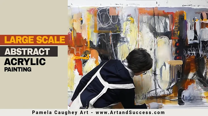 061 - Pamela Caughey - LARGE SCALE Acrylic Paintin...