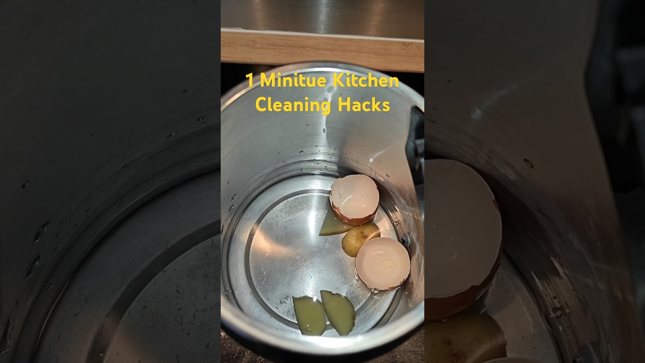 1 Minitue Kitchen Cleaning🫕 Hacks/ How to Clean Electric Kettle 
