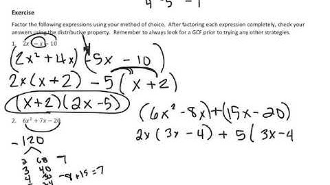 Lesson 4   advanced strategies for quadratic expressions