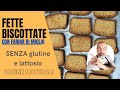 Fette Biscottate SENZA GLUTINE e lattosio con farina di miglio (solo farine NATURALI)