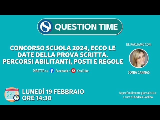 Concorso scuola 2024, ecco le date della prova scritta. Percorsi  abilitanti, posti e regole 